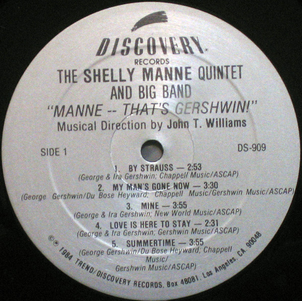 descargar álbum The Shelly Manne Quintet And Big Band - Manne Thats Gershwin