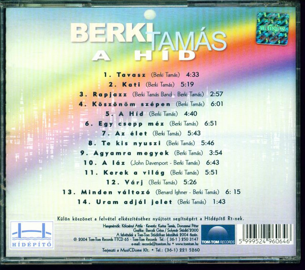 descargar álbum Berki Tamás - A Híd