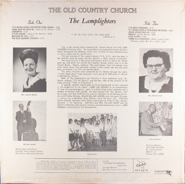 lataa albumi The Lamplighters - The Old Country Church