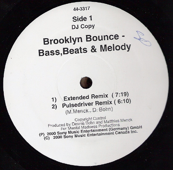 Brooklyn Bounce Bass, Beats & Melody - Discogs