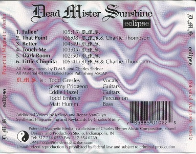 descargar álbum Dead Mister Sunshine - Eclipse