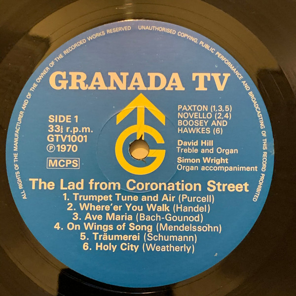 descargar álbum David Hill, Simon Wright - Ena Sharples Presents The Lad From Coronation Street