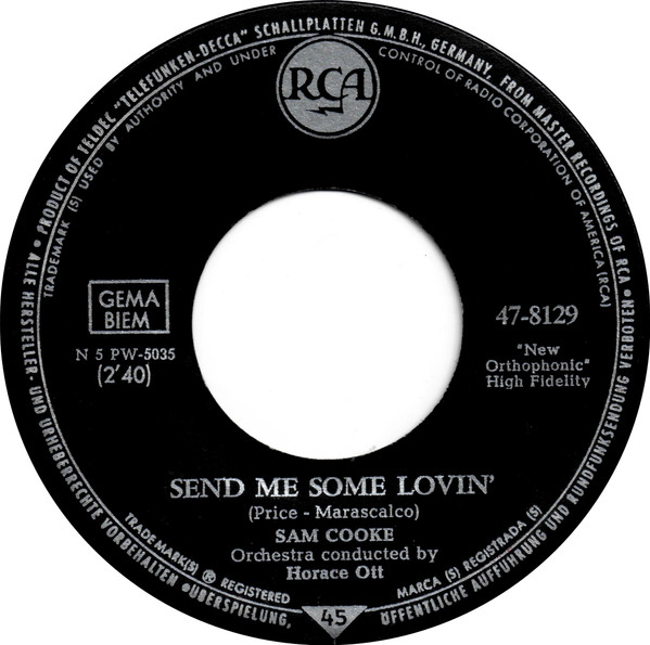 Sam Cooke – Send Me Some Lovin' (1963, Indianapolis Pressing