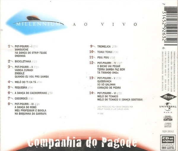 last ned album Companhia Do Pagode - Millennium 20 Músicas Do Século XX