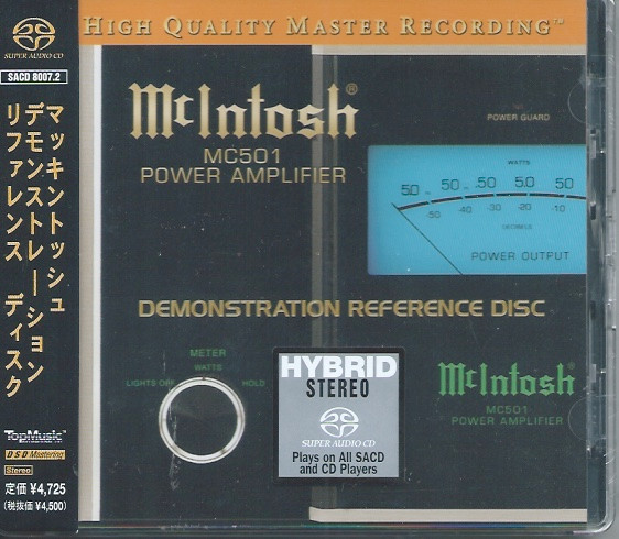 McIntosh Demonstration Reference Disc (Gold CD, SACD) - Discogs