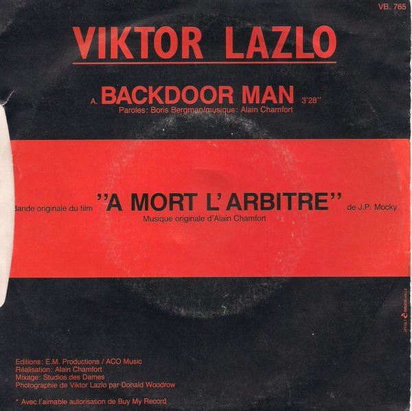 Album herunterladen Viktor Lazlo - Backdoor Man