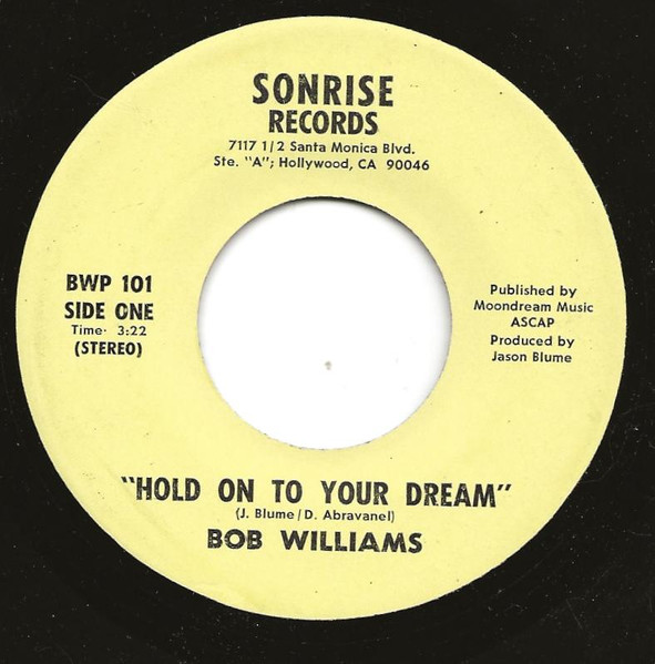 Bob Williams – Hold On To Your Dream (Vinyl) - Discogs