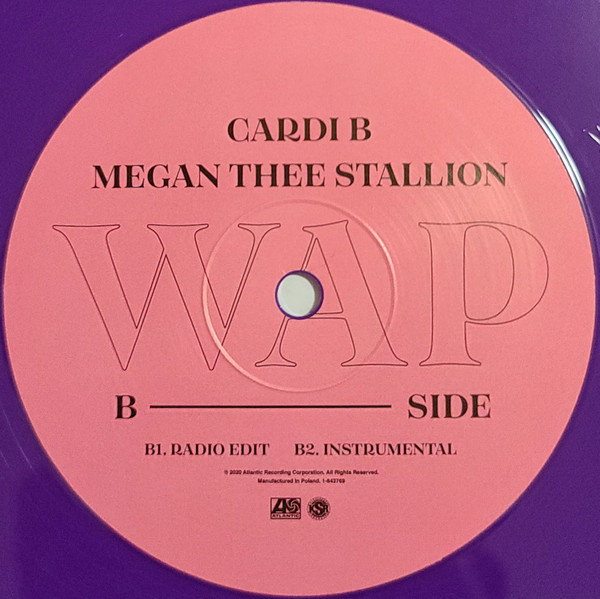 Cardi B Feat. Megan Thee Stallion – WAP (2020, Purple, Vinyl