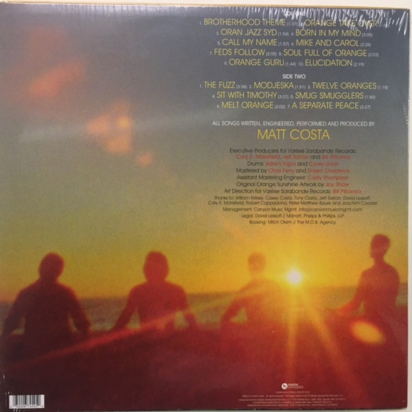 lataa albumi Matt Costa - Orange Sunshine Music From The Motion Picture