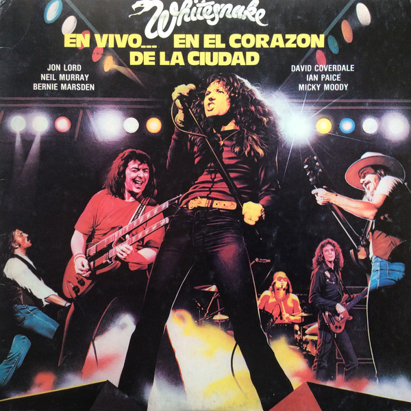 Whitesnake – En Vivo En El Corazón De La Ciudad (1983, Vinyl 
