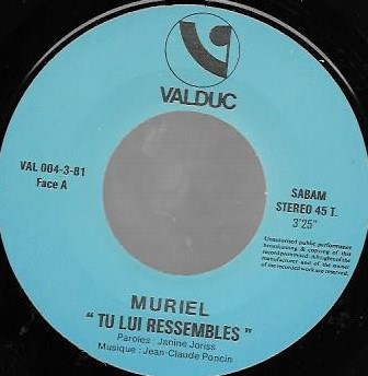 descargar álbum Muriel - Tu Lui Ressembles