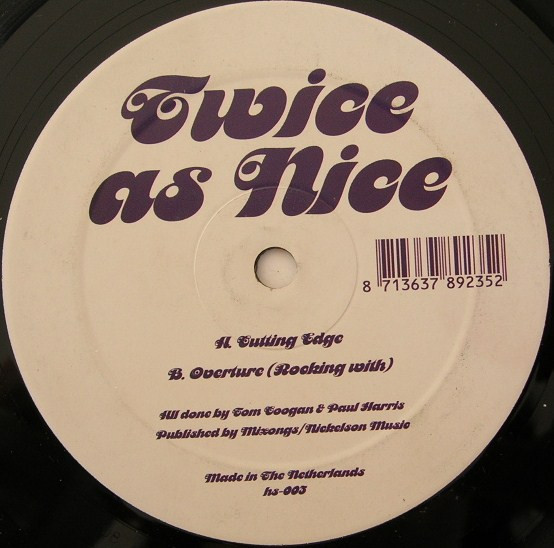 Twice As Nice – Cutting Edge / Overture (1999, Vinyl) - Discogs
