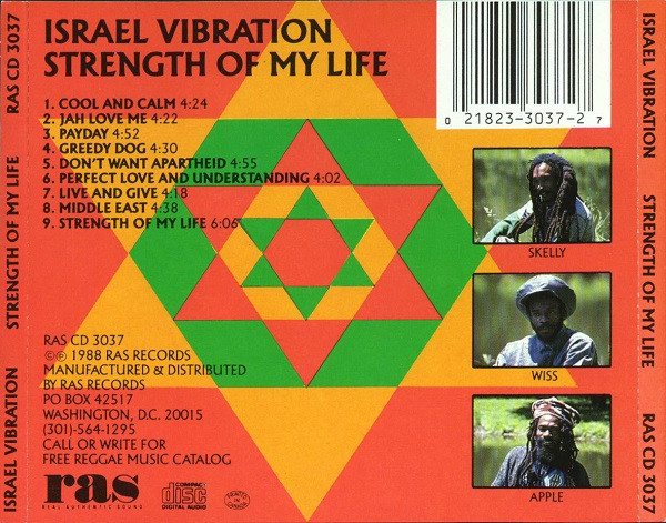 Israel Vibration – Strength Of My Life (1988, CD) - Discogs