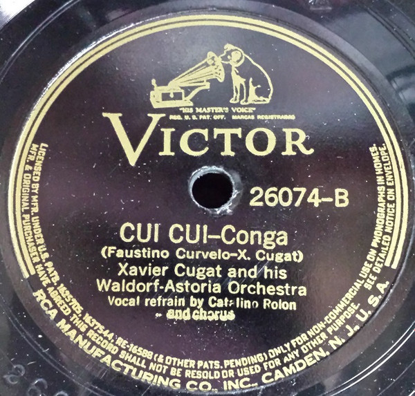 last ned album Xavier Cugat And His WaldorfAstoria Orchestra - Night Must Fall Cui Cui