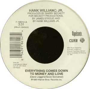 Hank Williams Jr. - Everything Comes Down To Money And Love album cover