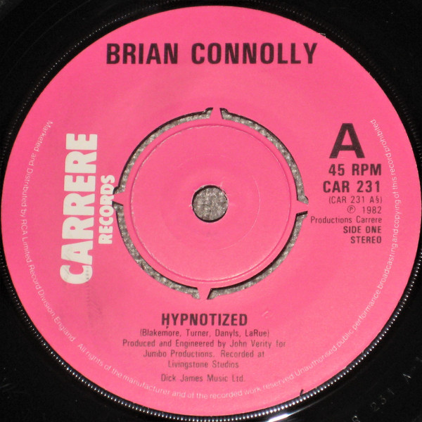 Brian Connolly – Hypnotized (1982, Vinyl) - Discogs