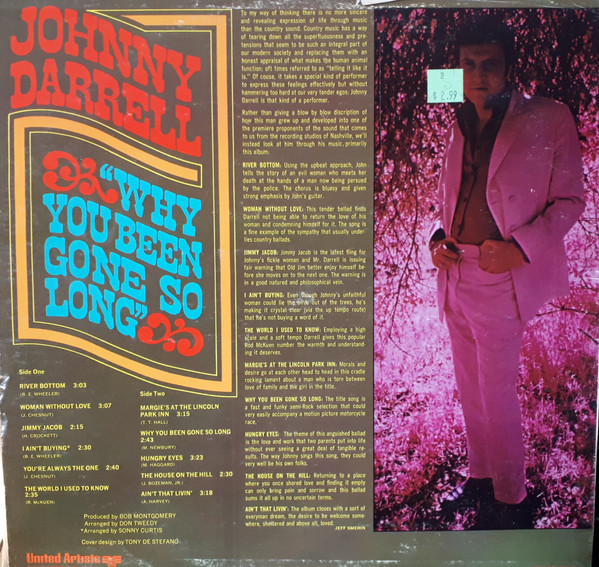 baixar álbum Johnny Darrell - Why You Been Gone So Long