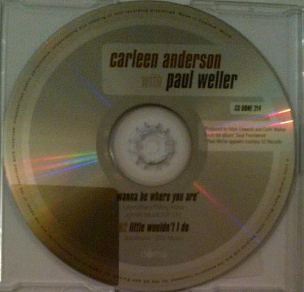 télécharger l'album Carleen Anderson With Paul Weller - Wanna Be Where You Are