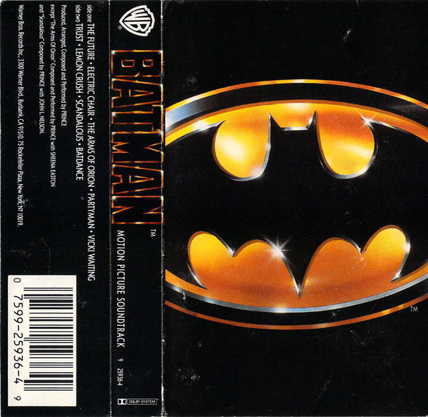 Prince – Batman™ (Motion Picture Soundtrack) (1989, SR, Cassette) - Discogs