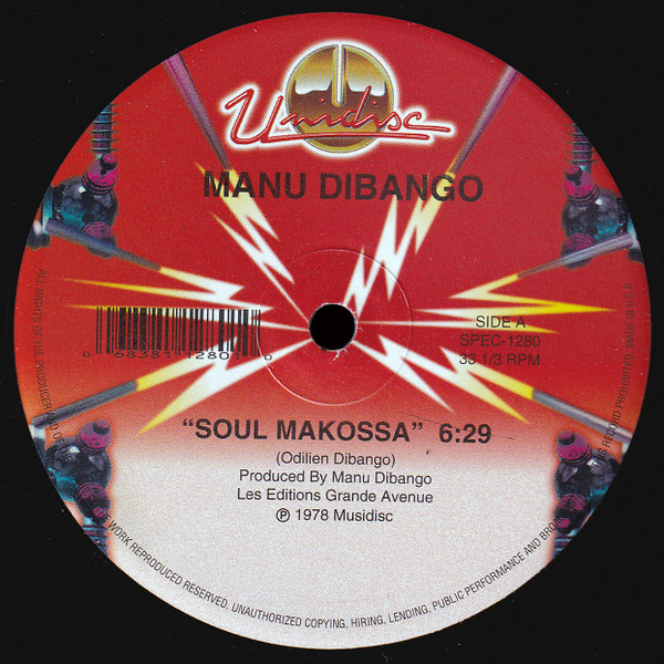 MANU DIBANGO Soul Makossa/Big Blow classic 12 Soul ファンク on