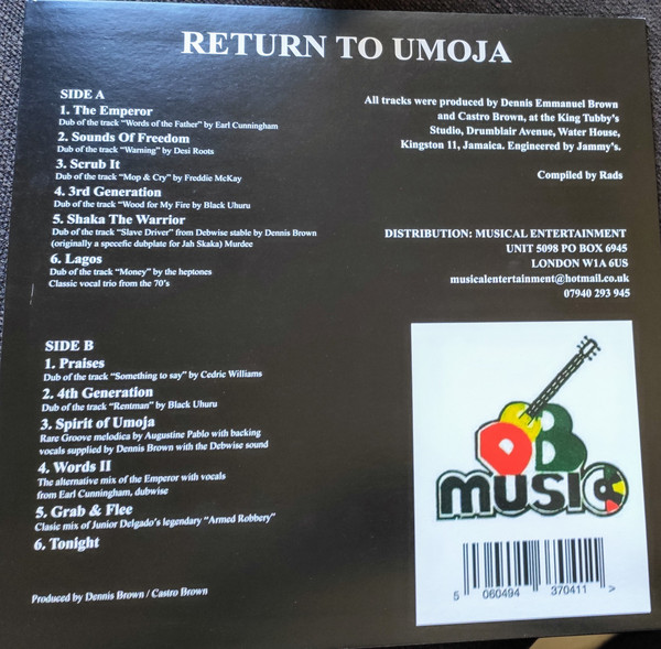 Album herunterladen Various - Return To Umoja