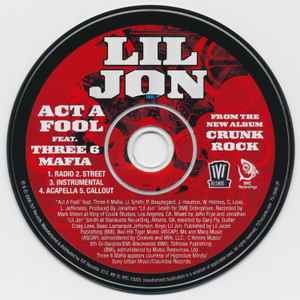 Lil' Jon - Act A Fool album cover