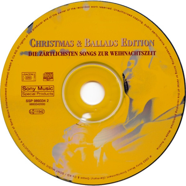 descargar álbum Various - Christmas Ballads Edition Die Zärtlichsten Songs Zur Weihnachtszeit