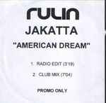 Cover of American Dream, 2001-02-12, CDr