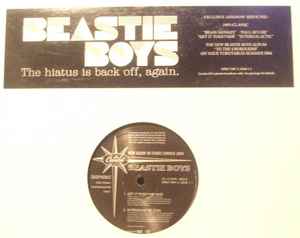 Beastie Boys – The Hiatus Is Back Off, Again. (2004, Vinyl) - Discogs