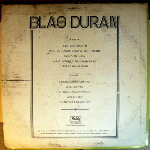 télécharger l'album Blas Duran - El Peligroso