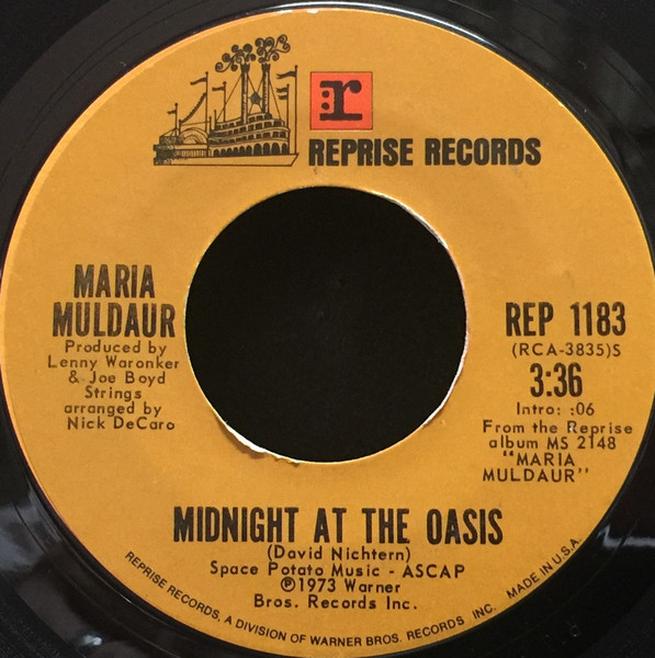 Maria Muldaur – Midnight At The Oasis (1973, Santa Maria Pressing