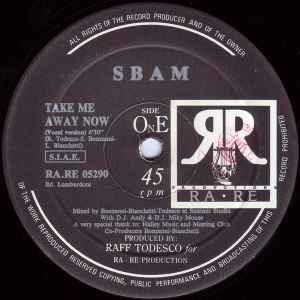 S-Bam - Take Me Away Now album cover