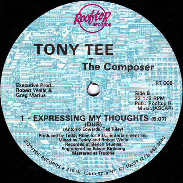 descargar álbum Tony Tee The Composer - Expressing My Thoughts