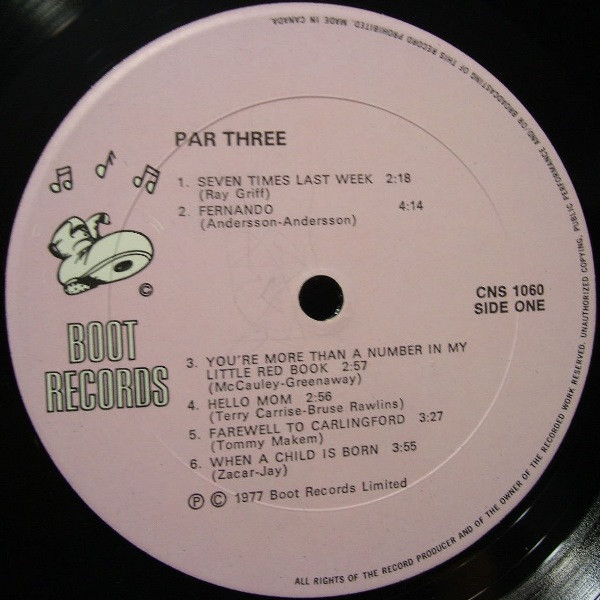 descargar álbum Par Three - Par Three