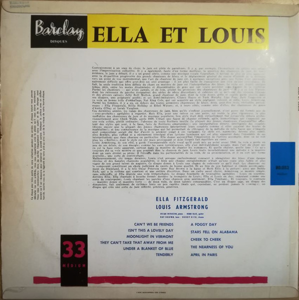 Ella Fitzgerald And Louis Armstrong - Ella And Louis | Releases