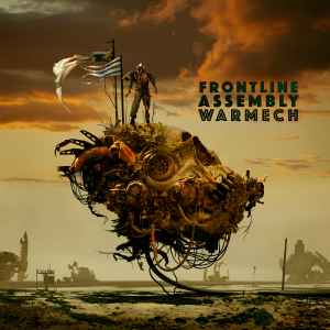 Front Line Assembly – Fallout (2016, White / Toxic Blue Half