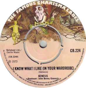 I Know What I Like (In Your Wardrobe) - Genesis