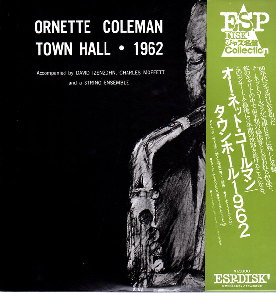 Ornette Coleman - Town Hall • 1962 | Releases | Discogs