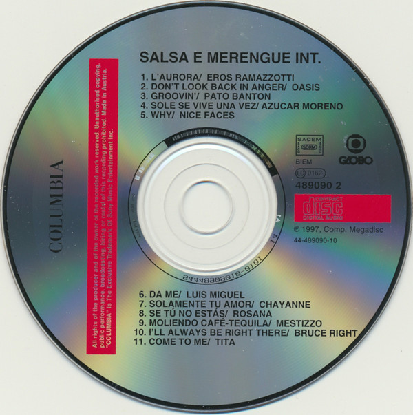 ladda ner album Various - Salsa E Merengue Internacional