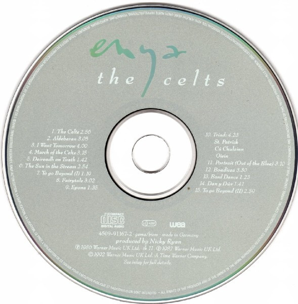 Enya - The Celts | WEA (4509-91167-2) - 3