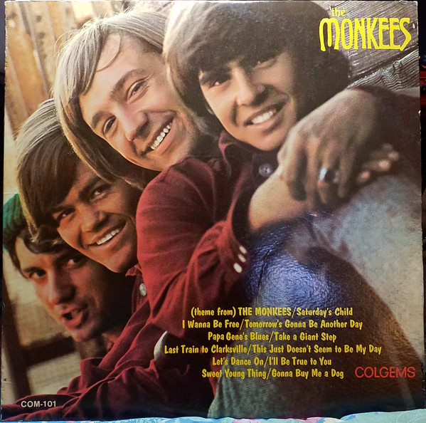 Обложка конверта виниловой пластинки The Monkees - The Monkees