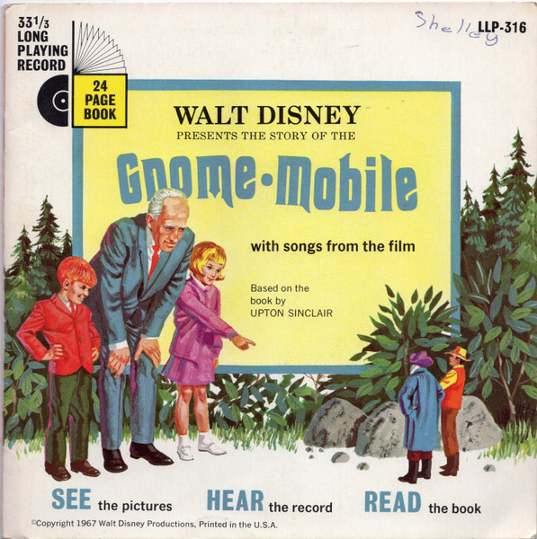 Walt Disney STORY OF THE GROME MOBILE Disneyland Record and Book LLP-316 SS 