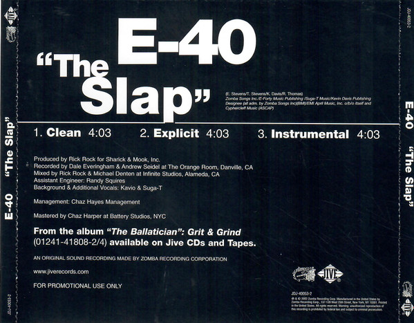 télécharger l'album E40 - The Slap