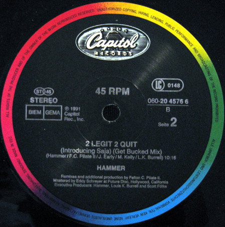 last ned album MC Hammer - 2 Legit 2 Quit