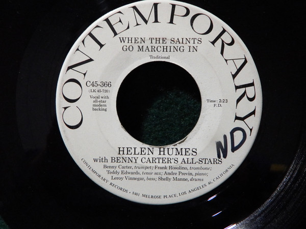 last ned album Helen Humes, Benny Carter's Allstars - Bill Bailey Wont You Please Come Home