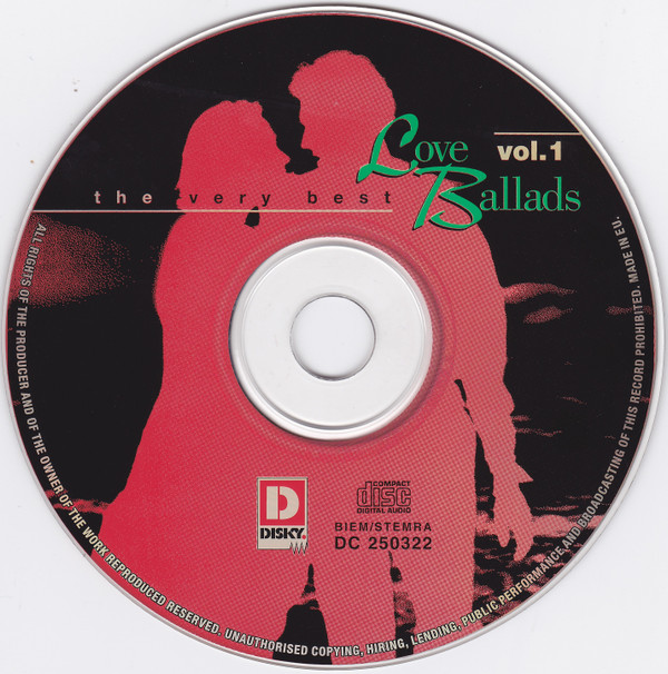 last ned album Various - The Very Best Love Ballads Vol 1
