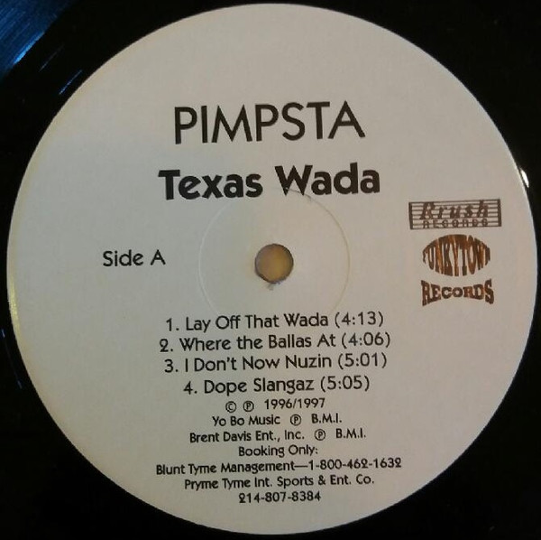 Pimpsta – Texas Wada (1996, CD) - Discogs