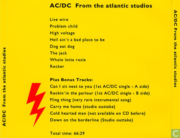 last ned album ACDC - From The Atlantic Studios