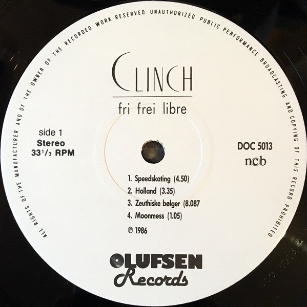 ladda ner album Clinch - Fri Frei Libre