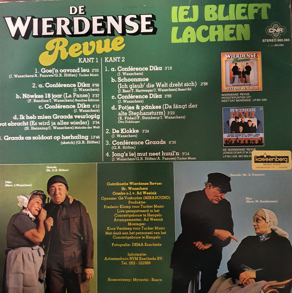 ladda ner album De Wierdense Revue - Iej Blieft Lachen